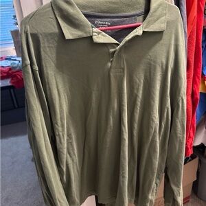 St. John's Bay Olive Green Men's Shirt Size XL